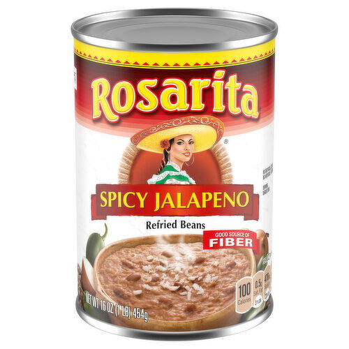 Rosarita Spicy Jalapeno Refried Beans Image 1 of 6