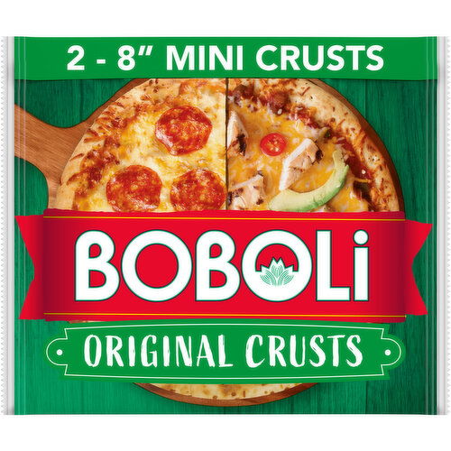 Boboli 8 Inch Pizza Crust 2 Pack