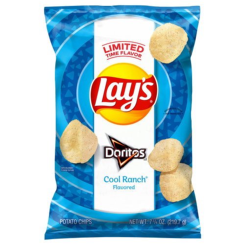 Lay's Potato Chips, Doritos Cool Ranch Flavored Image 1 of 3