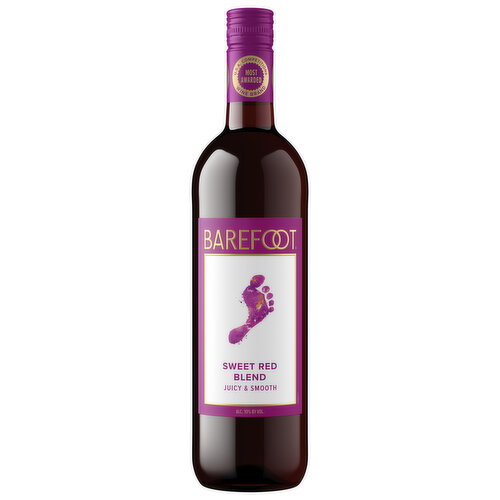 Barefoot Sweet Red Blend California Wine Image 1 of 7