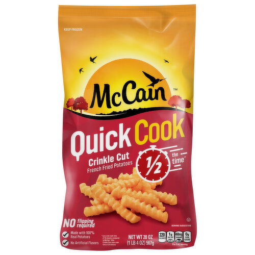 McCain French Fried Potatoes, Crinkle Cut, Quick Cook