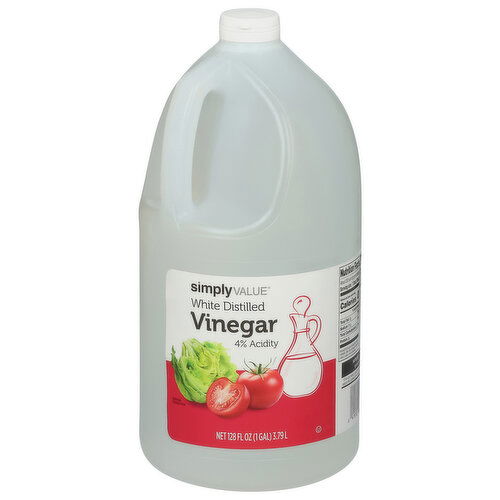 Simply Value Vinegar, White Distilled, 4% Acidity