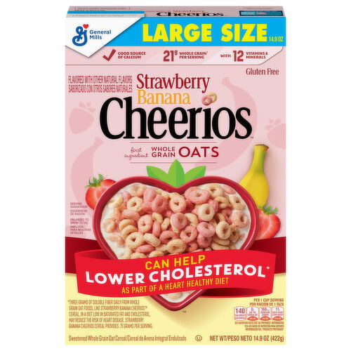 Cheerios Strawberry Banana Cereal Large Size