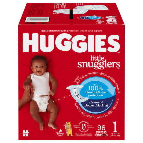 Huggies Diapers, Disney Baby, 1 (Up to 14 lb)