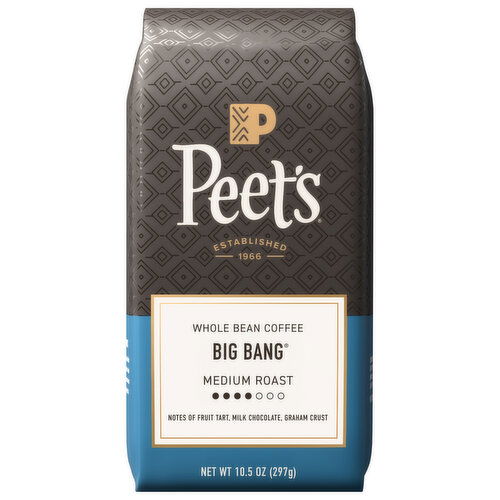 Peet's Whole Bean Medium Roast Big Bang Coffee