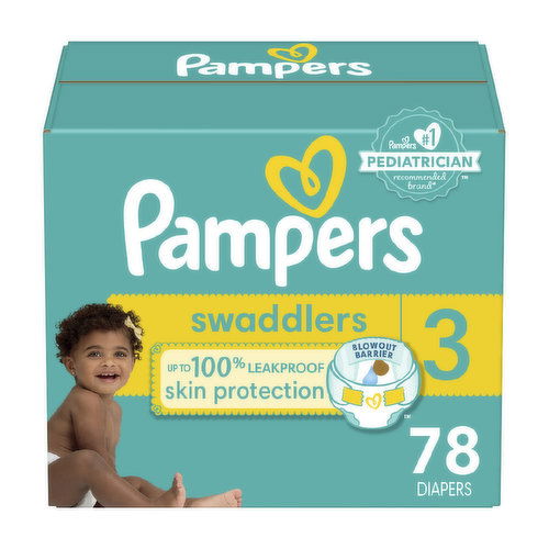 Pampers Swaddlers Diapers - Size 3 (16-28 lbs)