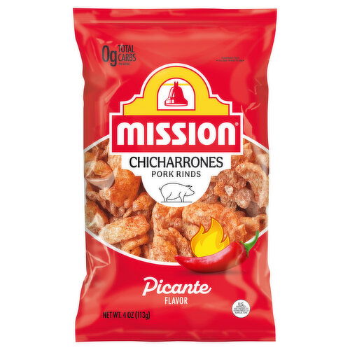 Mission Chicharrones Picante Flavor Pork Rinds