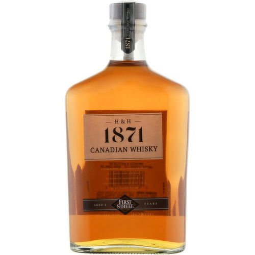 First Street Whisky, Canadian, H & H 1871