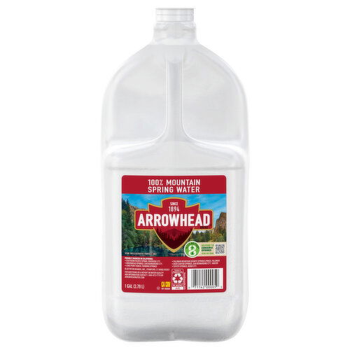 Arrowhead Spring Water, 100% Mountain