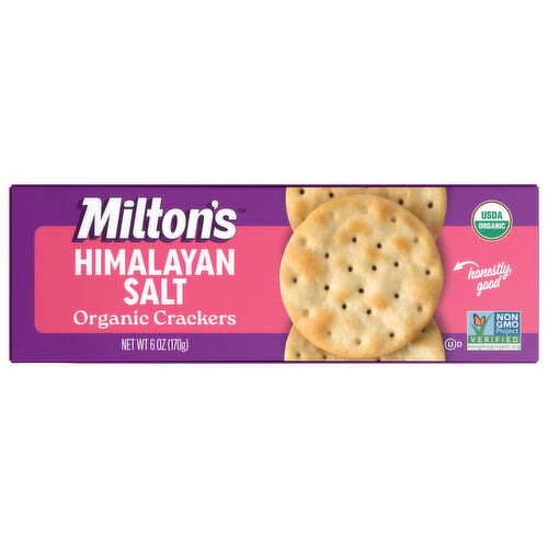 Milton's Crackers, Organic, Himalayan Salt