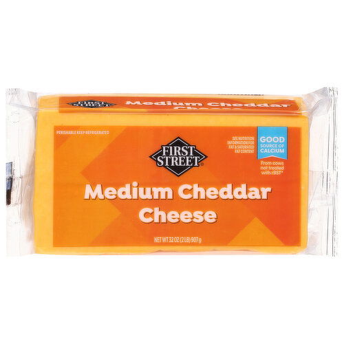 First Street Cheese, Medium Cheddar