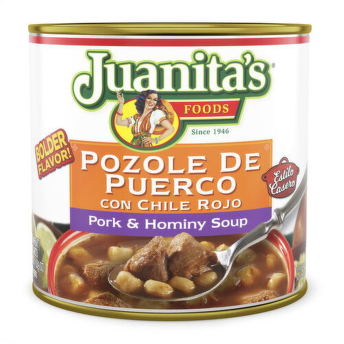 Juanita's Soup, Pork & Hominy