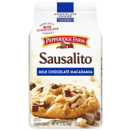 Pepperidge Farm Crispy Milk Chocolate Macadamia Cookies