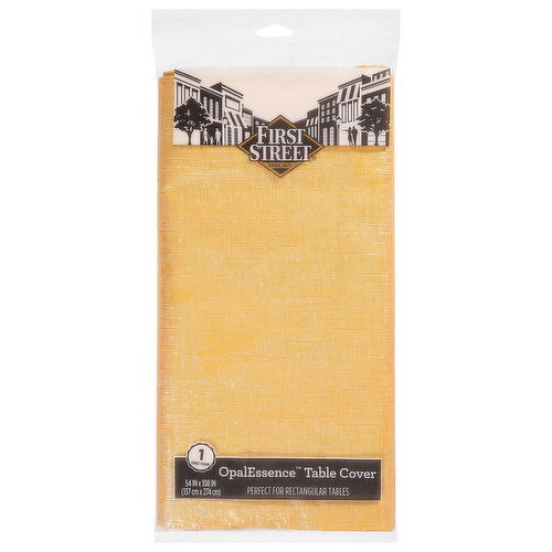 First Street Citrine Gold Table Cover