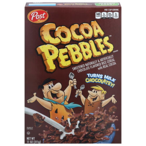 Cocoa Pebbles Cereal, Chocolate Flavored