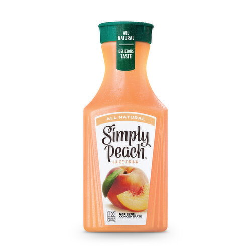 Simply Peach Juice Drink Bottle