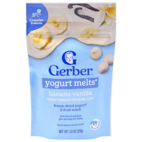 Gerber Crawler (6+ months) Banana Vanilla Yogurt Melts