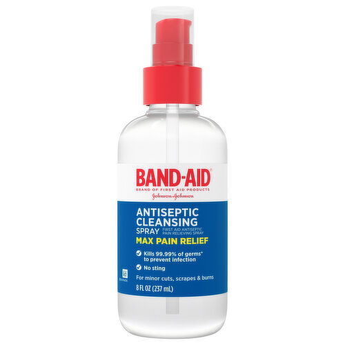 Band-Aid Max Pain Relief Antiseptic Cleansing Spray