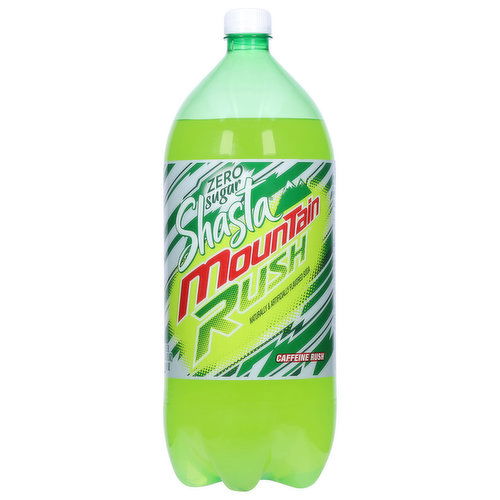 Shasta Soda, Zero Sugar, Mountain Rush