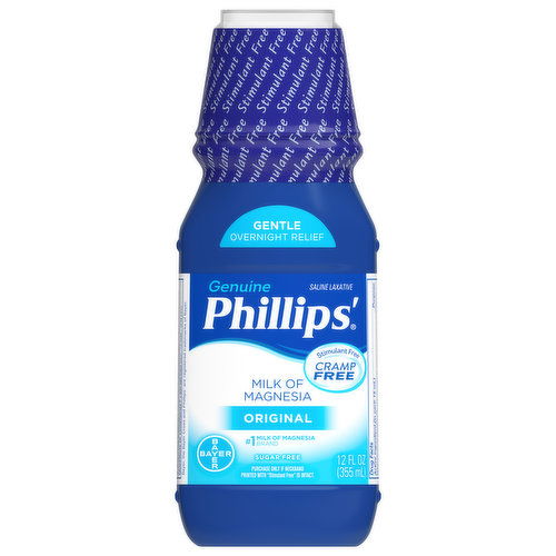 Phillips' Saline Laxative, Milk of Magnesia, Original