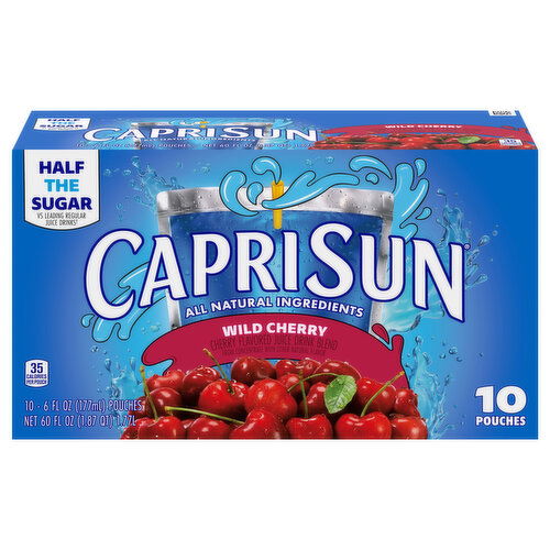 Capri Sun Juice Drink Blend, Wild Cherry