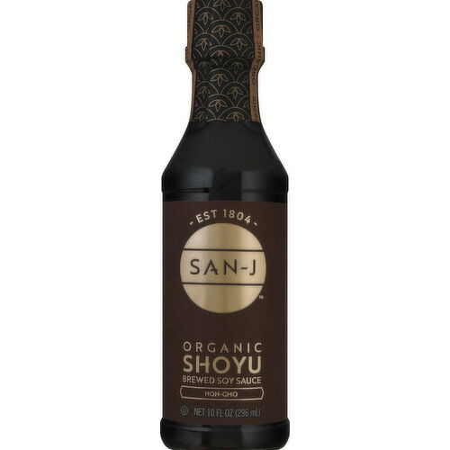 San-J Brewed Soy Sauce, Organic, Shoyu
