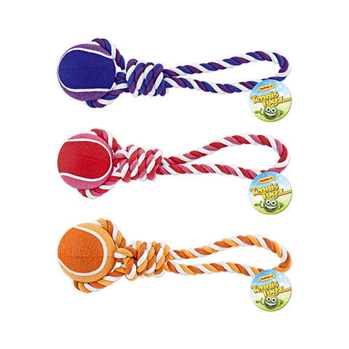 Dog Toy Large Tennis Tugz 1 ct