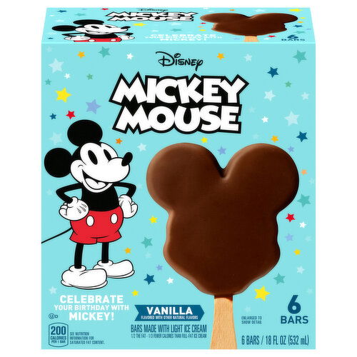 Disney Mickey Mouse Vanilla Bars