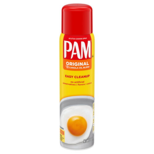 Pam No-Stick Original Cooking Spray Image 1 of 4