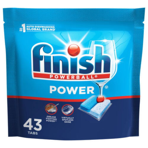 Finish Tabs Power Dishwasher Detergent