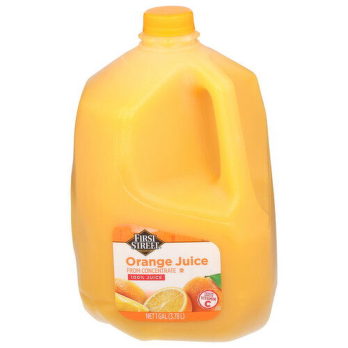 First Street 100% Juice, Orange