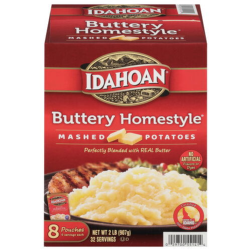 Idahoan Mashed Potatoes, Buttery Homestyle