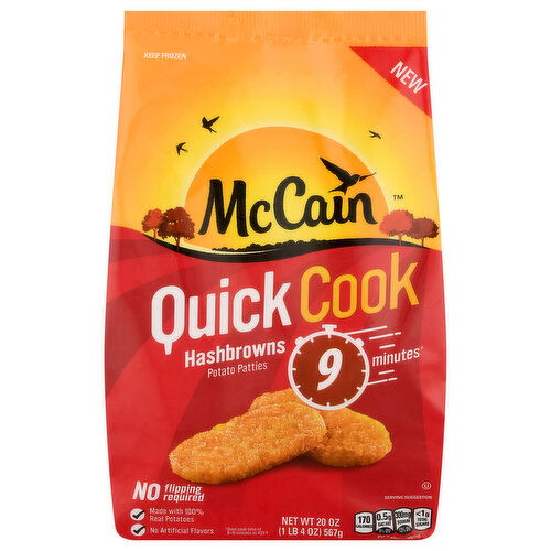 McCain Potato Patties, Quick Cook, Hasbrowns