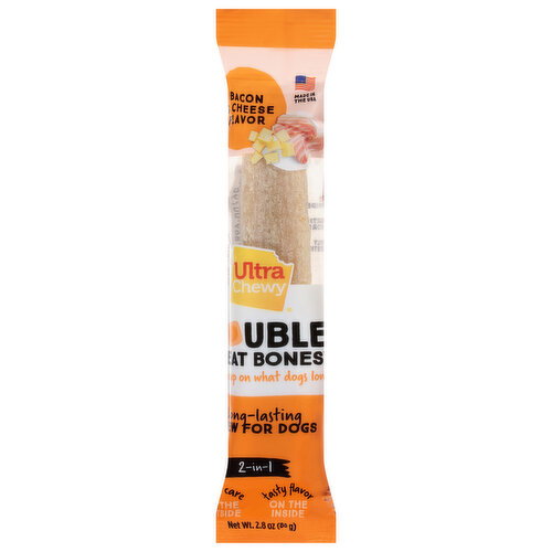 Ultra Chewy Double Treat Bacon & Cheese