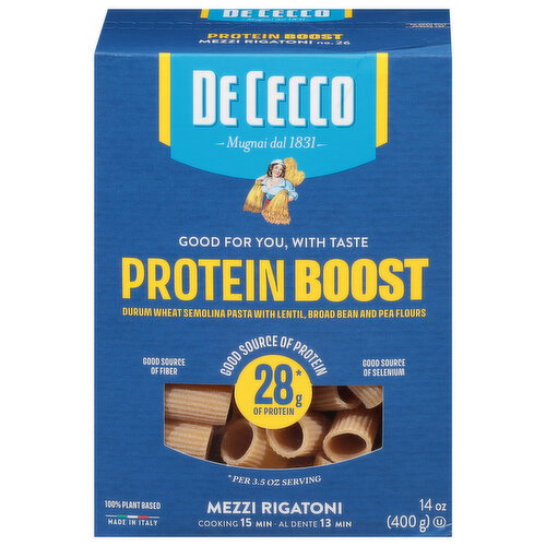 Dececco Protein Mezzi Rigatoni Image 1 of 6