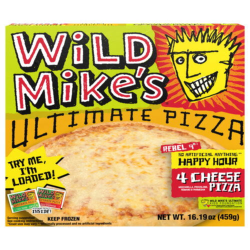 Wild Mike's Ultimate Rebel 9 Inch 4 Cheese Pizza