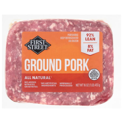 First Street 92%/8% Ground Pork