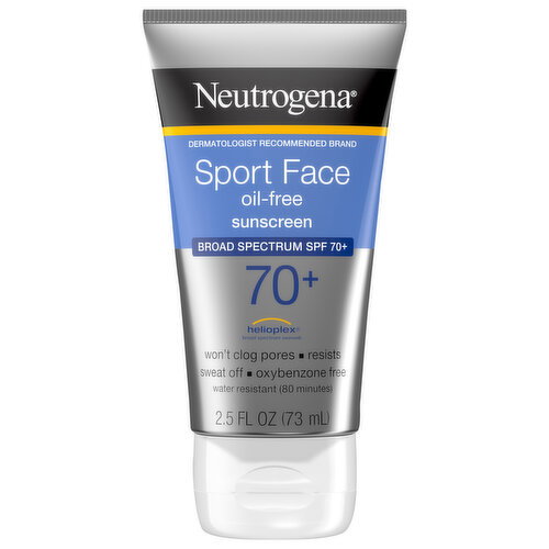 Neutrogena Sport Face Oil-Free Broad Spectrum SPF 70+ Sunscreen Image 1 of 5