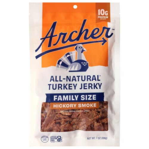 Archer Hickory Smoke Turkey Jerky Family Size