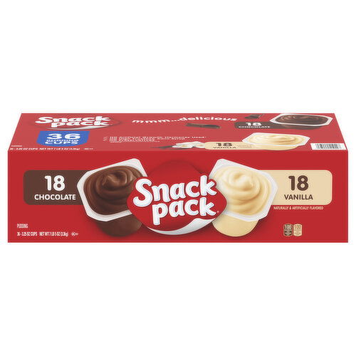 Snack Pack Chocolate/Vanilla Pudding