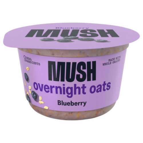 Mush Blueberry Overnight Oats