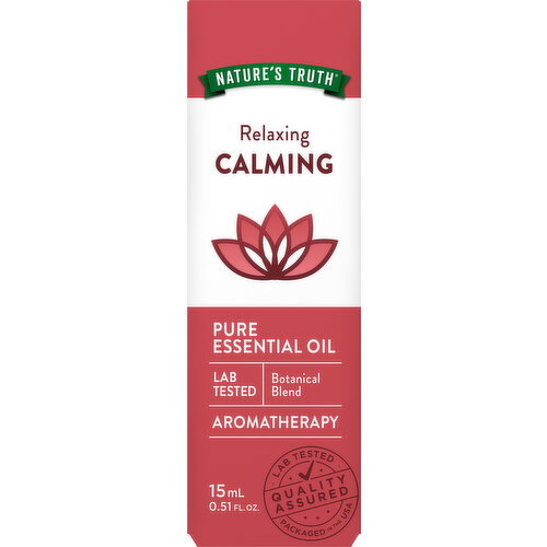 Nature's Truth Essential Oil, Pure, Calming, Relaxing, Botanical Blend