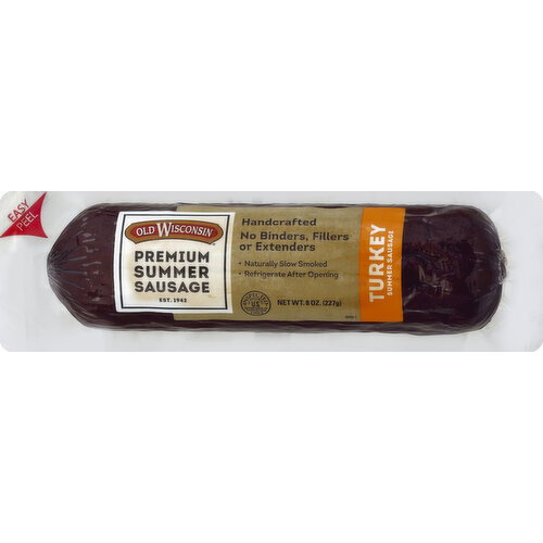 Old Wisconsin Summer Sausage, Premium, Turkey