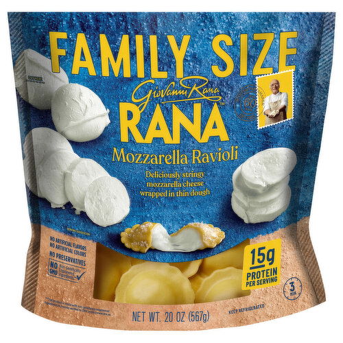 Rana Mozzarella Ravioli Family Size
