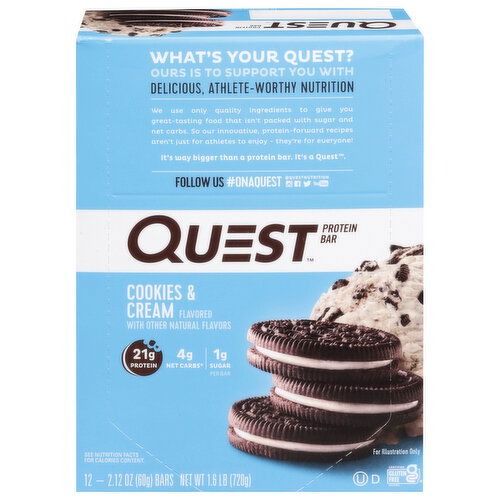 Quest Protein Bar, Cookies & Cream