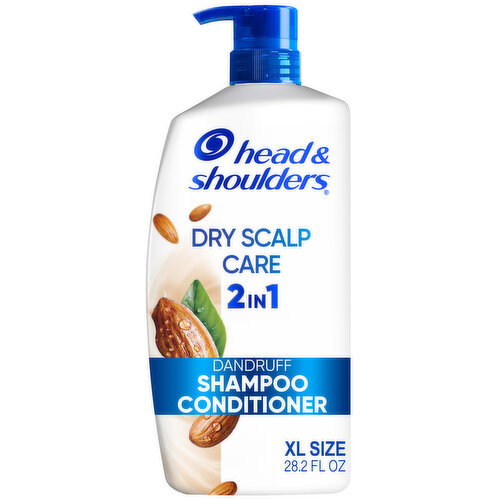 Head & Shoulders 2 in 1 Dandruff Shampoo and Conditioner, Dry Scalp Care Image 1 of 6
