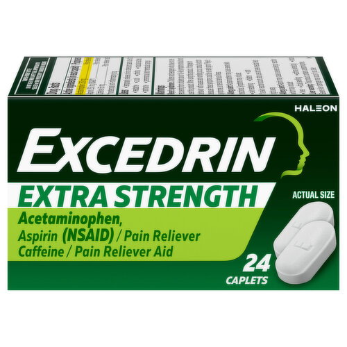 Excedrin Extra Strength Caplets Pain Reliever Image 1 of 5