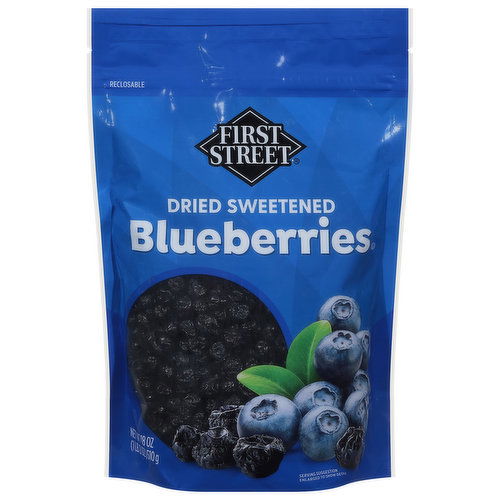 First Street Blueberries, Dried, Sweetened