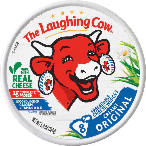 The Laughing Cow Creamy Original Spreadable Cheese Wedges