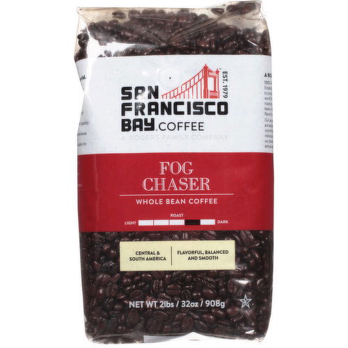 San Francisco Bay Coffee, Whole Bean, Fog Chaser